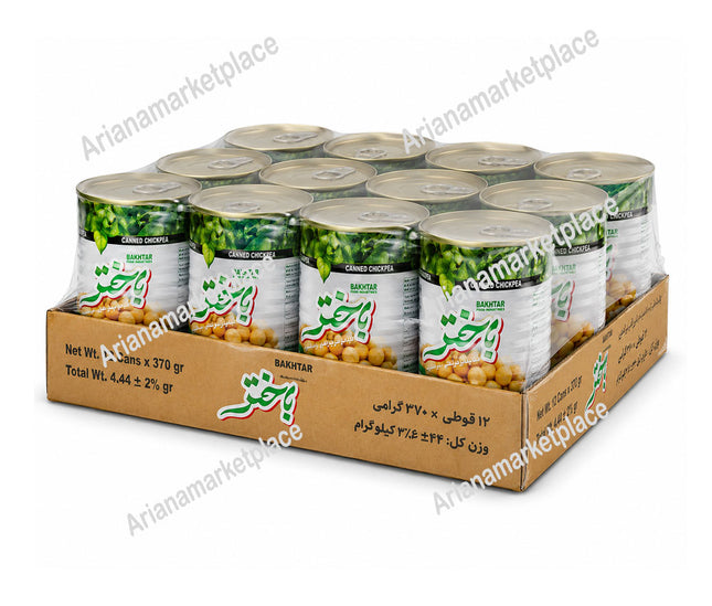 ''Bakhter'' Premium Canned Chickpeas
